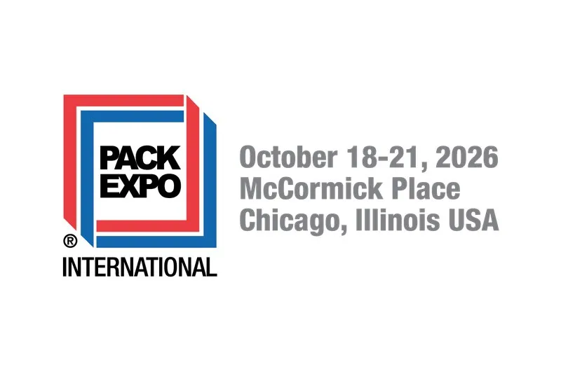 PACK EXPO International fuar logosu: 18–21 Ekim 2026, McCormick Place, Chicago